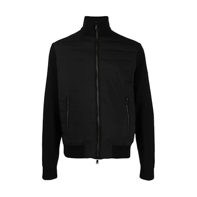 Ralph Lauren Black Slim-Fit Long Sleeve Jacket with Logo Patch Men 790880741-001