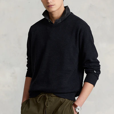 ラルフローレン ブラック クルーネック プルオーバー カジュアル スウェットシャツ MNPOKNI16821791-001 Shop ラルフローレン ブラック クルーネック プルオーバー カジュアル スウェットシャツ MNPOKNI16821791-001