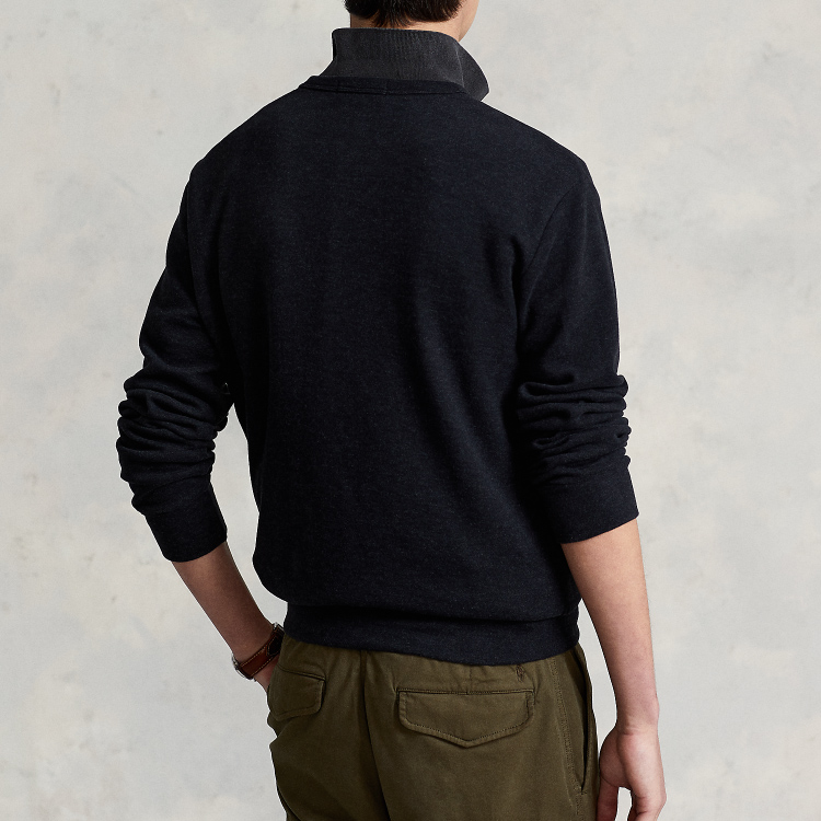 Purchase ラルフローレン ブラック クルーネック プルオーバー カジュアル スウェットシャツ MNPOKNI16821791-001