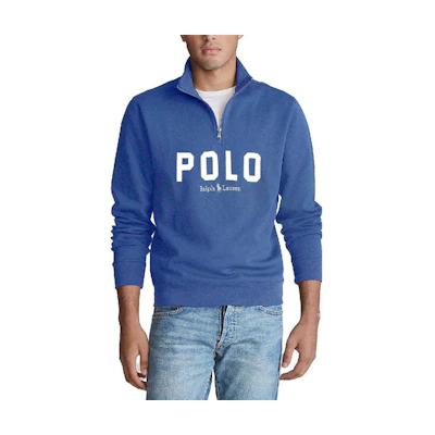 Ralph Lauren Blue Alphabet Graphic Sweatshirt Long Sleeve 3534-10001-0373-040