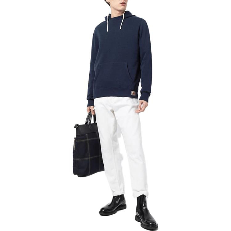 Ralph Lauren Blue Drawstring Logo Patch Hoodie 710850865-003 圖 3