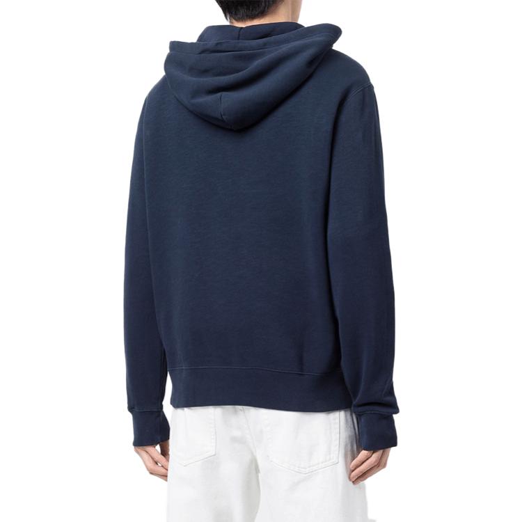Ralph Lauren Blue Drawstring Logo Patch Hoodie 710850865-003 圖 4