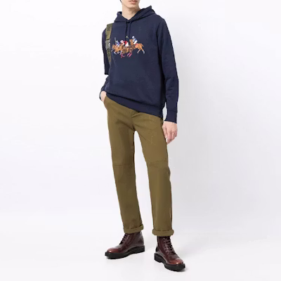 Ralph Lauren Hoodie Biru dengan Cetakan Logo dan Rekaan Sulaman 710823853-001 Lookbook Ralph Lauren Hoodie Biru dengan Cetakan Logo dan Rekaan Sulaman 710823853-001