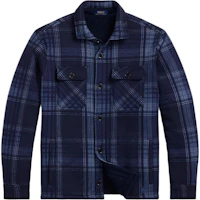 Ralph Lauren Blue Plaid Loose-Fit Long-Sleeve Jacket 100038093 Ralph Lauren Blue Plaid Loose-Fit Long-Sleeve Jacket 100038093