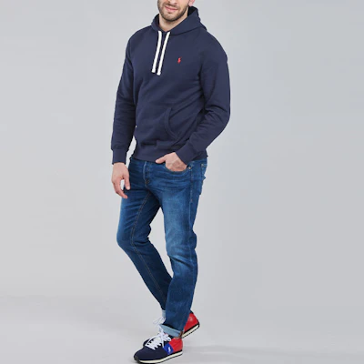 Ralph Lauren Biru Pullover Sweatshirt dengan Logo Sulaman 710766778007 Details for Ralph Lauren Biru Pullover Sweatshirt dengan Logo Sulaman 710766778007