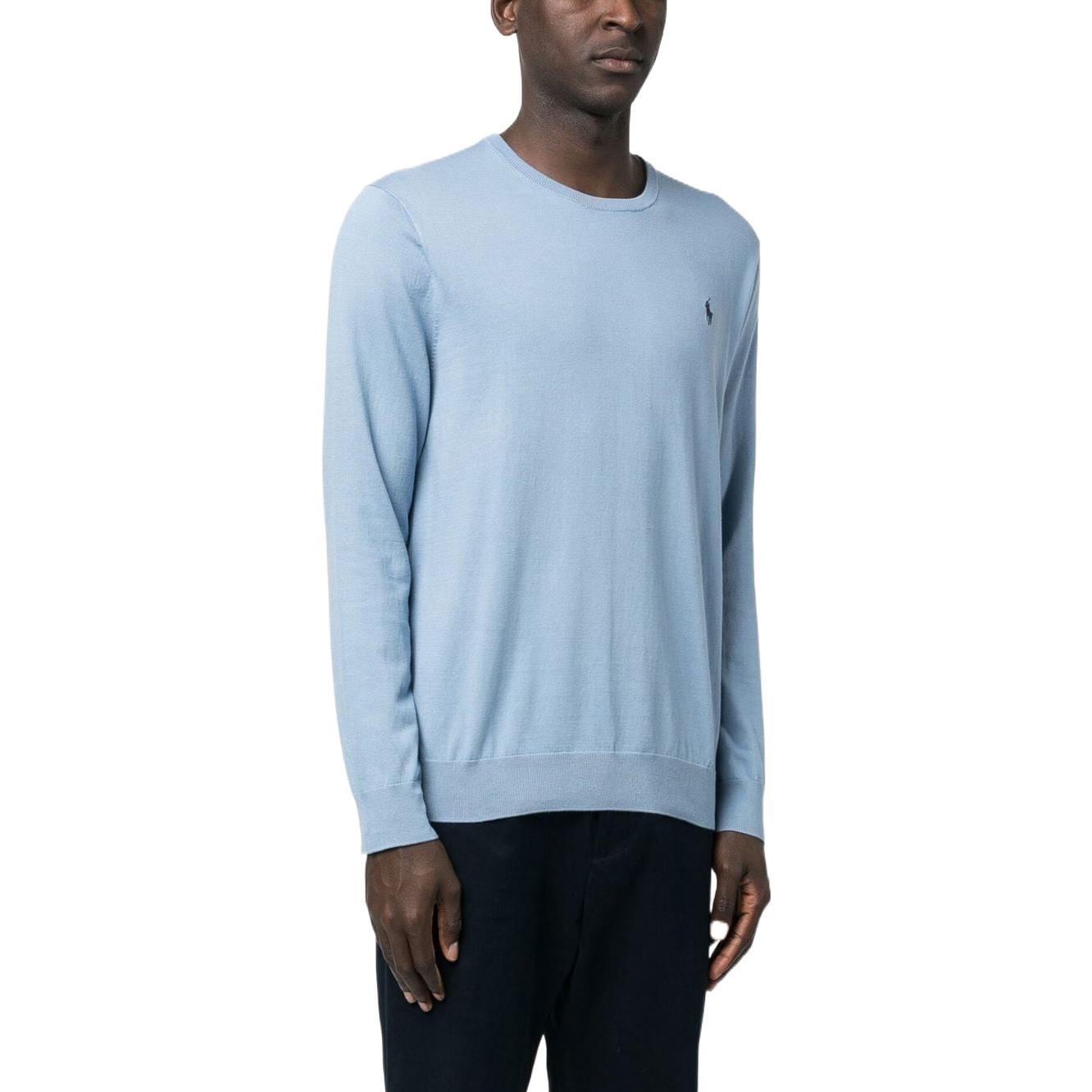 Ralph Lauren Blue Sweatshirt with Embroidered Logo 710890558-004 圖 5