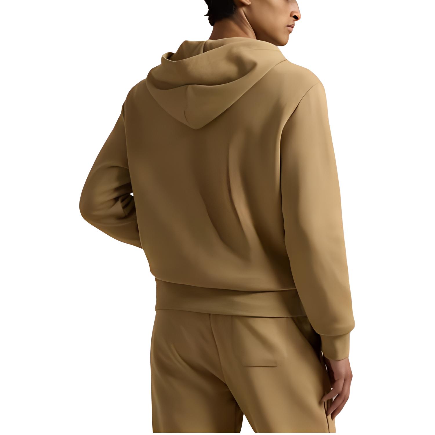 Ralph Lauren Brown Logo Zip-Up Hoodie with Hood Long Sleeve 710881517-054 圖 6