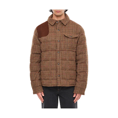 Ralph Lauren Brown Plaid Long-Sleeve Point Collar Jacket 710914249-001