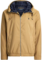 Ralph Lauren Camel Twill Hooded Zip-Up Jacket 710970568-003 Ralph Lauren Camel Twill Hooded Zip-Up Jacket 710970568-003