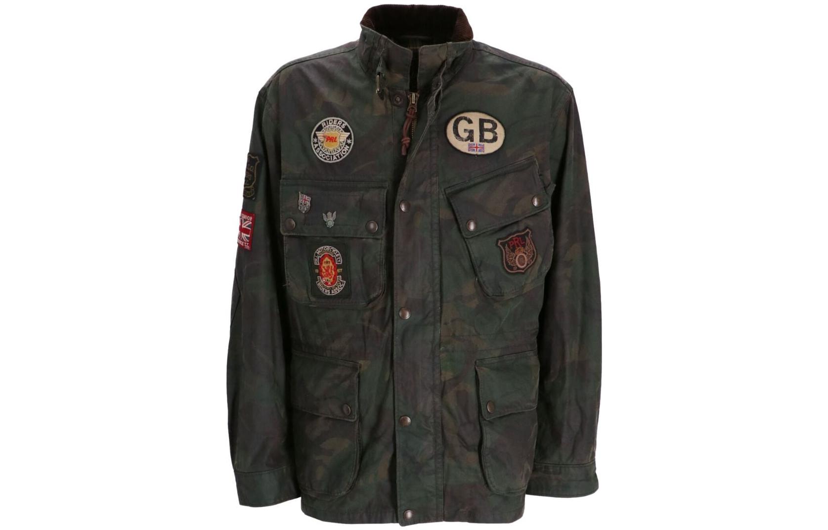 Ralph Lauren Camouflage Full-Print Casual Jacket Army Green 710916072-001