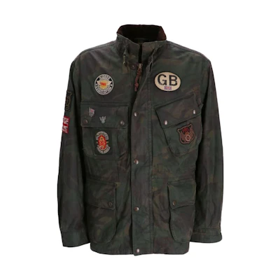 Ralph Lauren Camouflage Full-Print Casual Jacket Army Green 710916072-001