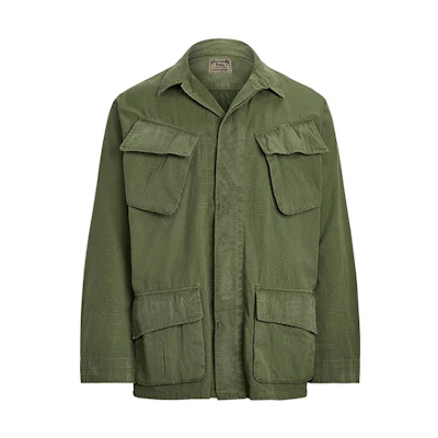 Ralph Lauren Casual Solid Pocket Jacket Army Green MNPOWOV16820916-300