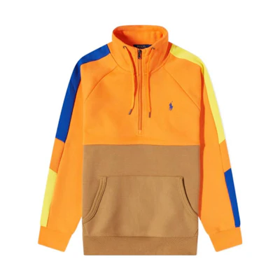Ralph Lauren Colorblock Half-Zip Casual Long Sleeve Sweatshirt Multicolor (Men) 710890873001