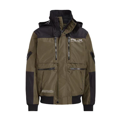Ralph Lauren Colorblock Hooded Jacket Green - MNRXOTW16020049-300