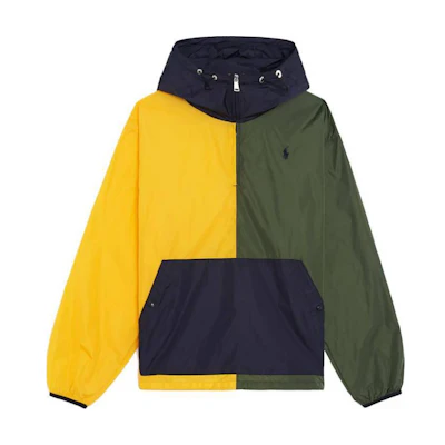 Ralph Lauren Colorblock Kangaroo Pocket Zip Hoodie Multicolor 710842965-001