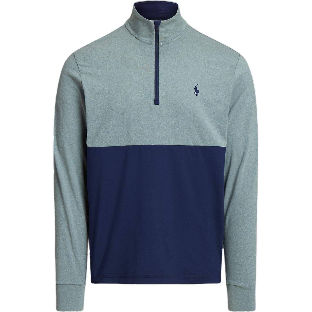 Ralph Lauren Colorblock Long Sleeve Sweatshirt Blue - MNPOKNI16823080400