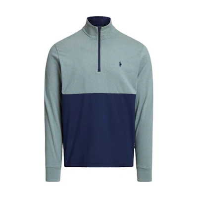 Ralph Lauren Colorblock Long Sleeve Sweatshirt Blue - MNPOKNI16823080400