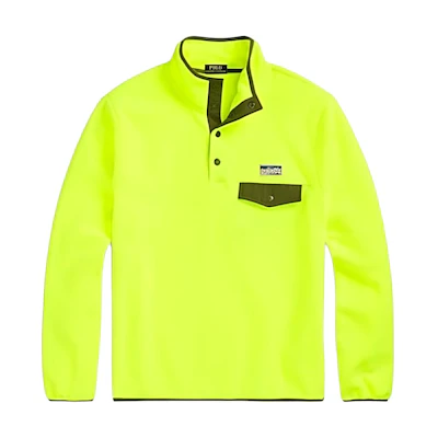Ralph Lauren Colorblock Pullover Long-Sleeve Sweatshirt Men’s Yellow 196206485-625