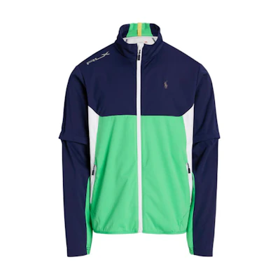 Ralph Lauren Colorblock Zip-Up Long-Sleeve Jacket - Blue MNXGOTW16020088-400