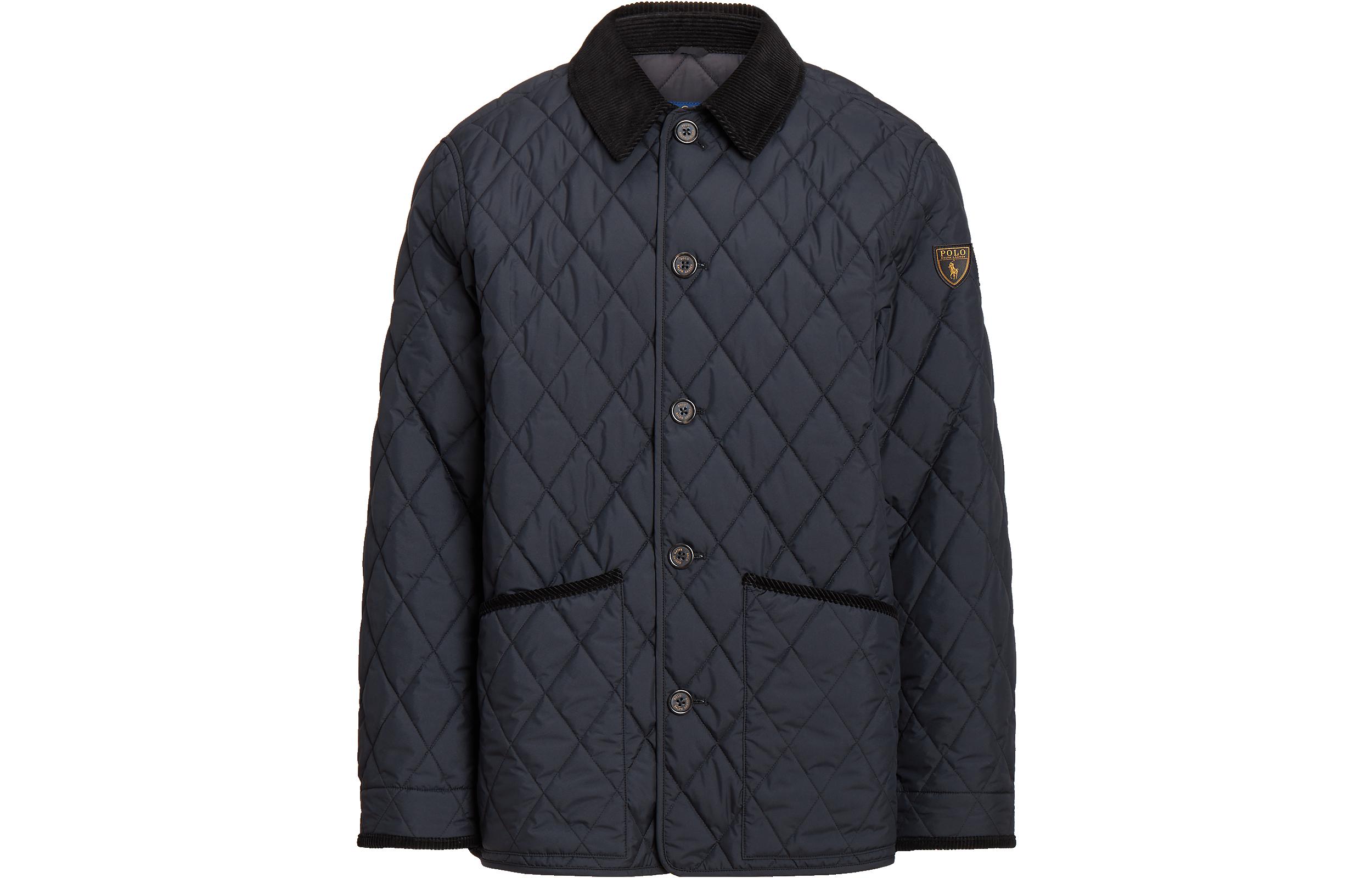 Ralph Lauren Corduroy Collar Water-Resistant Jacket Black MNPOOTW16021202-001