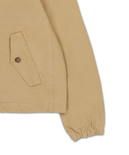 Shop Ralph Lauren Cotton Canvas Jacket - Beige/Khaki WMPOOTWN5A20073-250-26