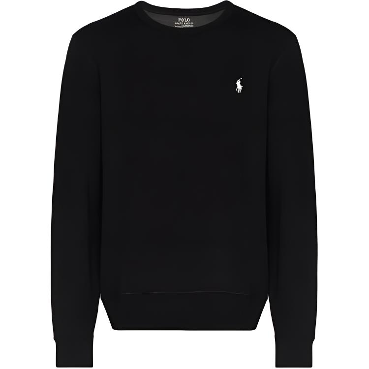 Ralph Lauren Crewneck Sweatshirt Embroidered Pony Logo Black 710675313-021