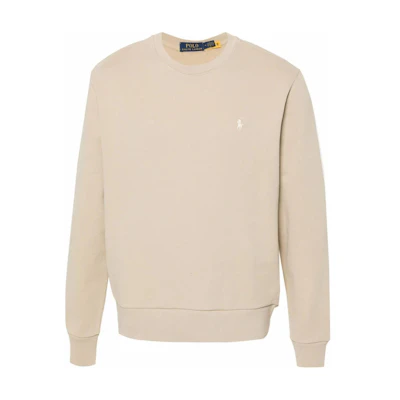 Ralph Lauren Embroidered Crewneck Sweatshirt Coastal Beige 710916689-014
