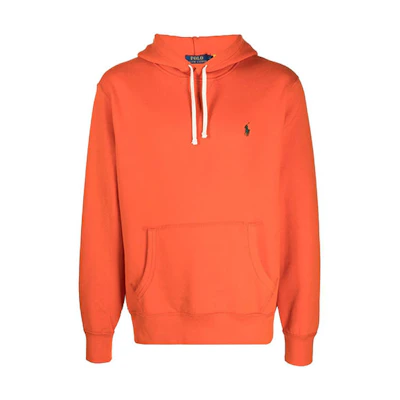 Ralph Lauren Embroidered Hoodie Long Sleeve Orange - 710766778-040