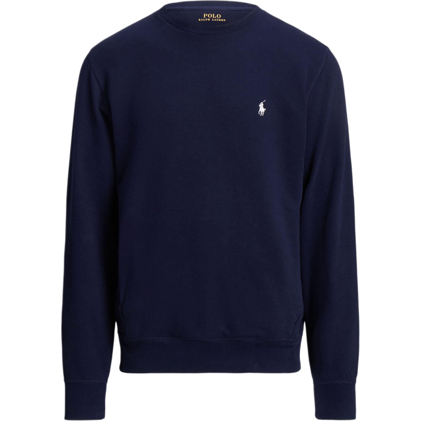 Ralph Lauren Embroidered Logo Crewneck Navy Sweatshirt 710875152-006