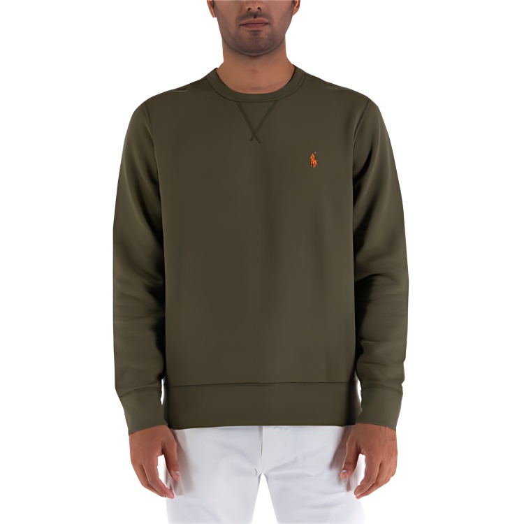 Ralph Lauren Embroidered Logo Crewneck Sweatshirt Green 766772-024