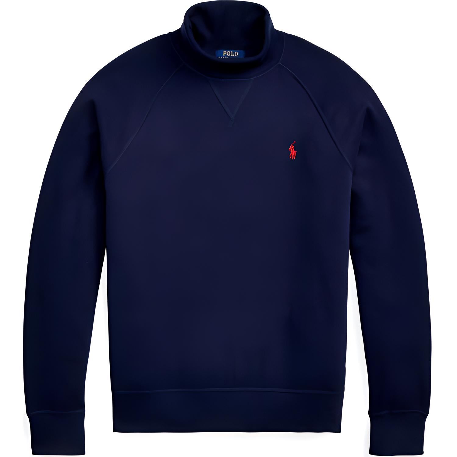 Ralph Lauren Embroidered Logo High-Neck Sweatshirt Blue MNPOKNI16823950-410