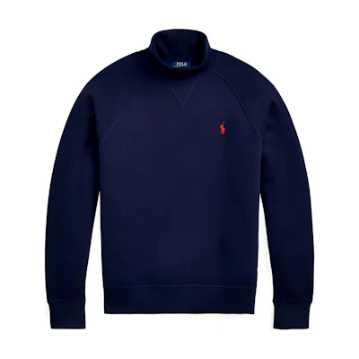 Ralph Lauren Embroidered Logo High-Neck Sweatshirt Blue MNPOKNI16823950-410