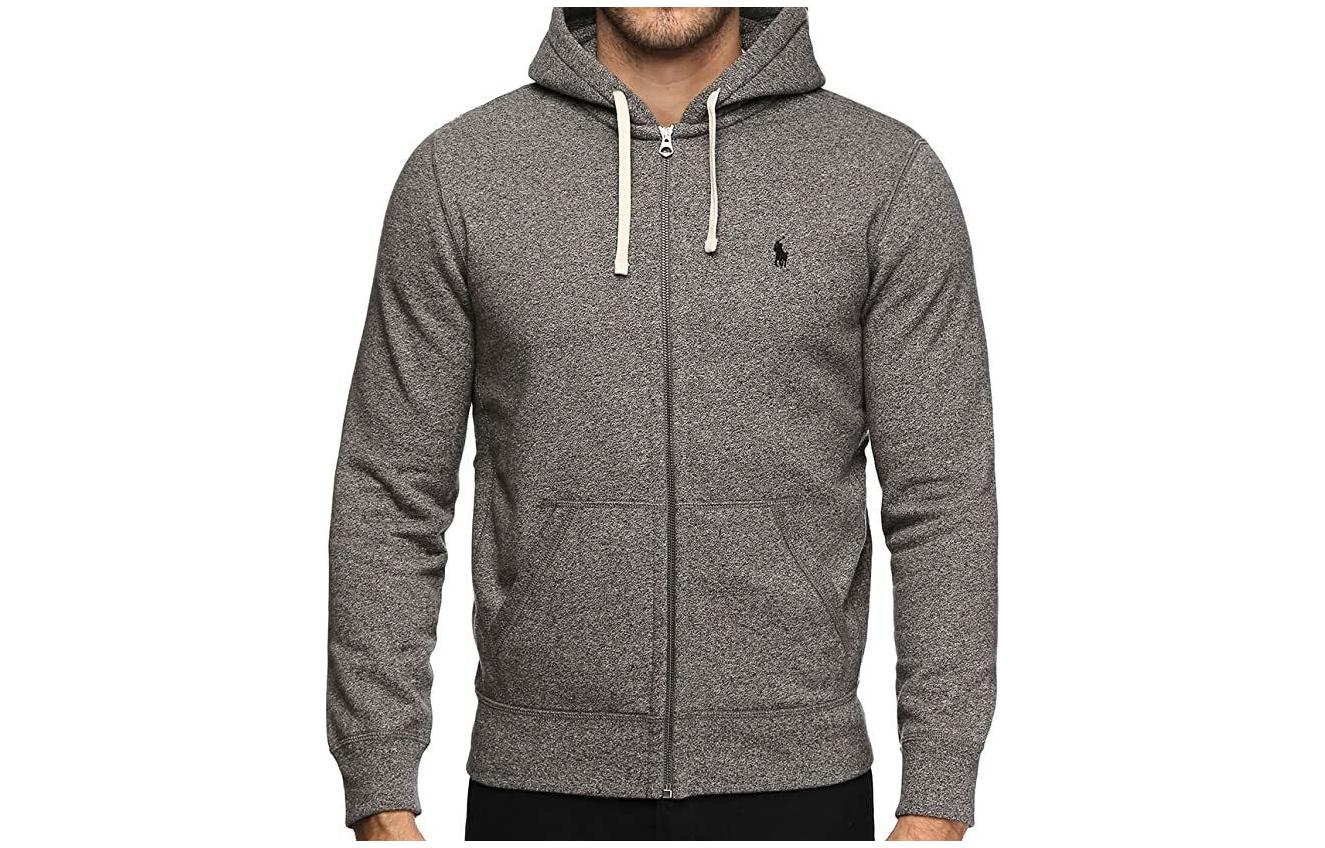 Ralph Lauren Embroidered Logo Hoodie Grey Crewneck 710548546-004 圖 2