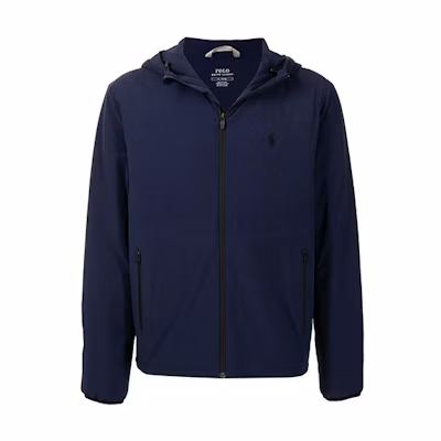 Ralph Lauren Embroidered Logo Hoodie Jacket Blue 710828448-002