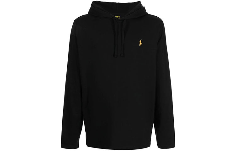 Ralph Lauren Embroidered Logo Pullover Sweatshirt Black 710721660-050