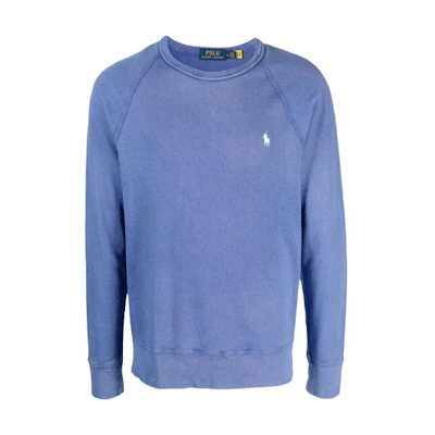 Ralph Lauren Embroidered Logo Pullover Sweatshirt Blue 710644952-030