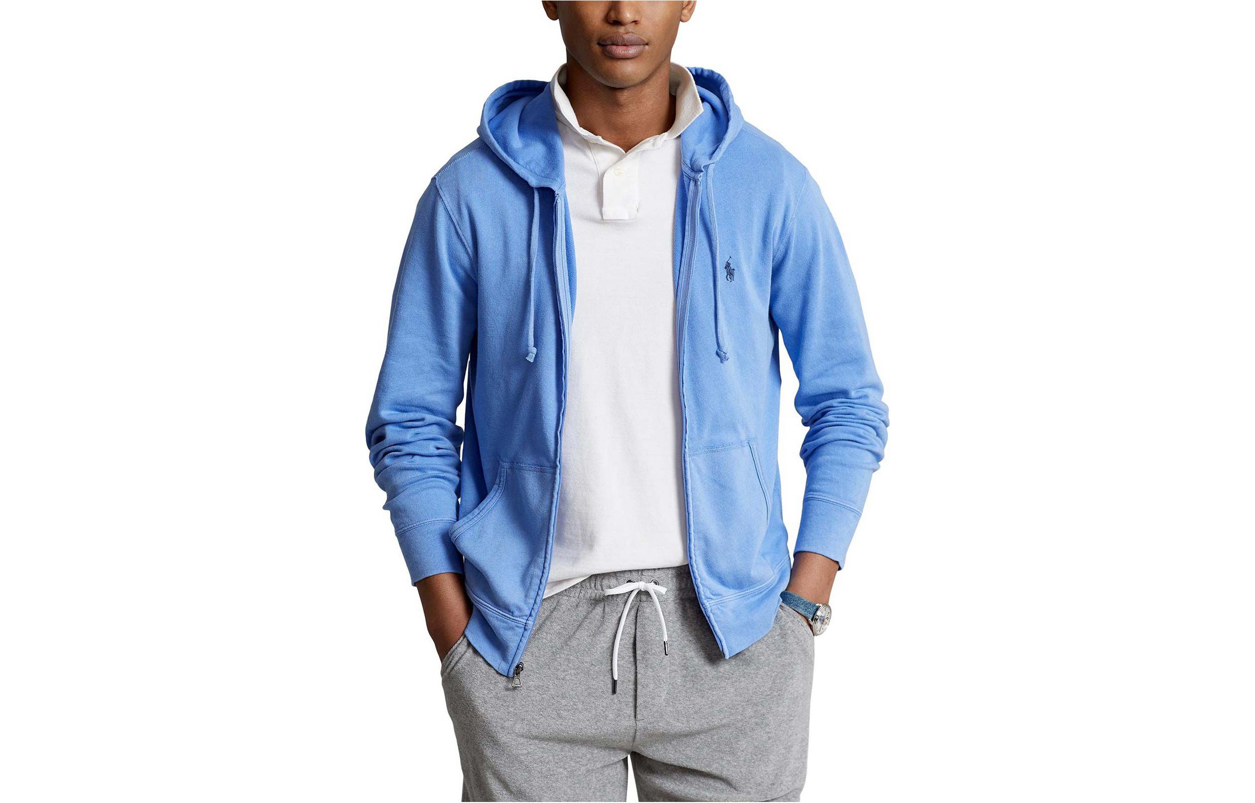 Ralph Lauren Embroidered Logo Sweatshirt Blue Men’s Casual Wear 710706348-009