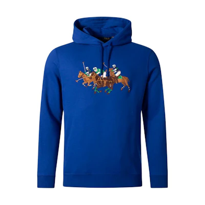 Ralph Lauren Embroidered Sweatshirt Royal Blue 710823853-008