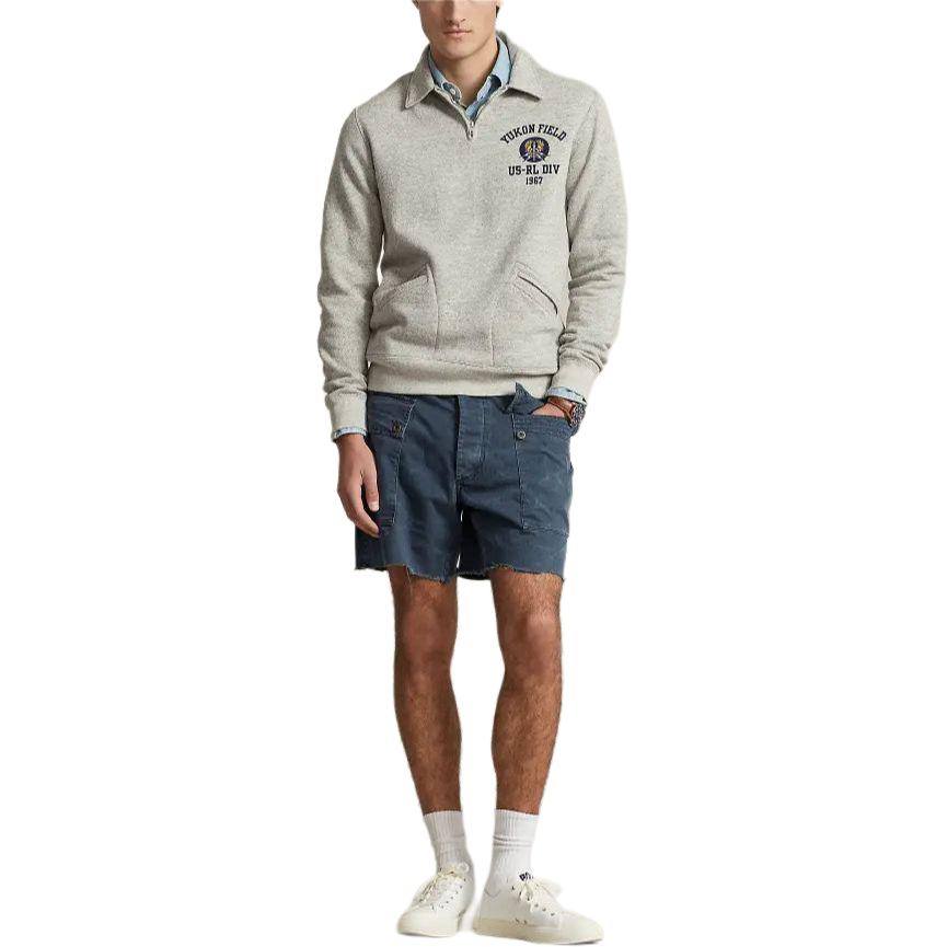 Lookbook ラルフローレン フリース襟 クォータージップ グレースウェットプルオーバー MNPOKNI16823-546