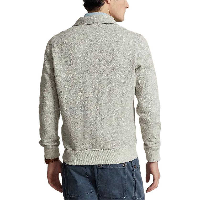 Shop ラルフローレン フリース襟 クォータージップ グレースウェットプルオーバー MNPOKNI16823-546