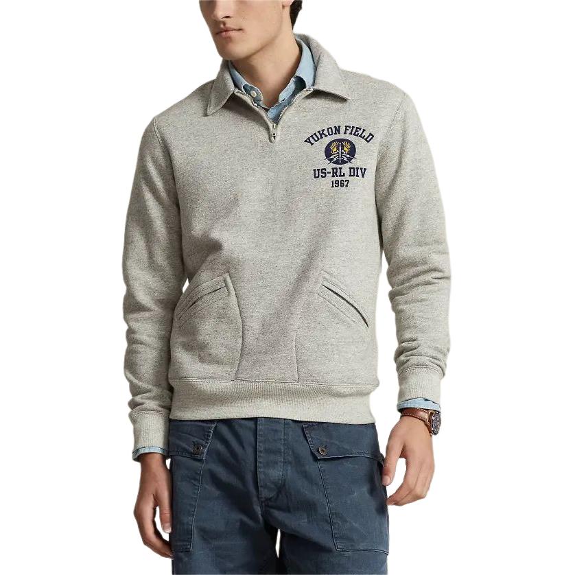 Purchase ラルフローレン フリース襟 クォータージップ グレースウェットプルオーバー MNPOKNI16823-546