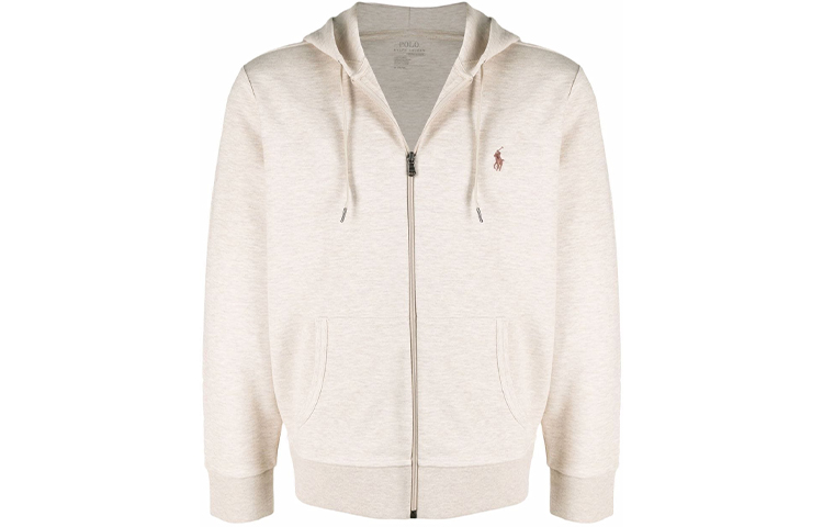 Ralph Lauren Front-Zip Hoodie White 710652313050