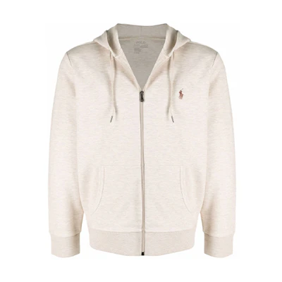Ralph Lauren Front-Zip Hoodie White 710652313050
