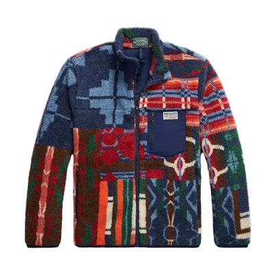 Ralph Lauren Full-Print Stand Collar Slim Fit Jacket Men’s Multicolor MNPOKNI16823-236