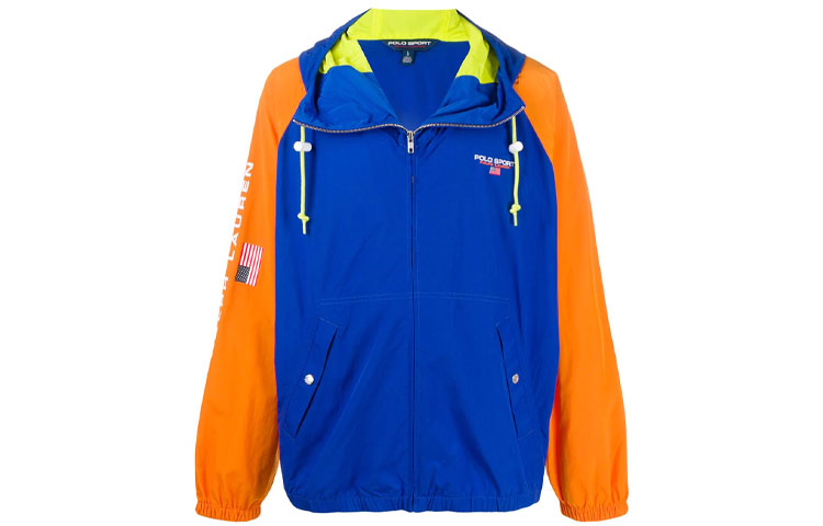 Ralph Lauren FW21 Colorblock Logo Zip Hoodie Jacket 拼外套 710788602-002