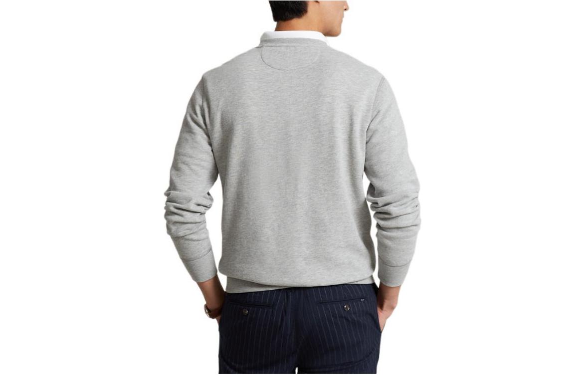 Ralph Lauren FW22 Bear Print Crewneck Pullover Sweatshirt Men’s Grey MNPOKNI16822128-020 圖 3