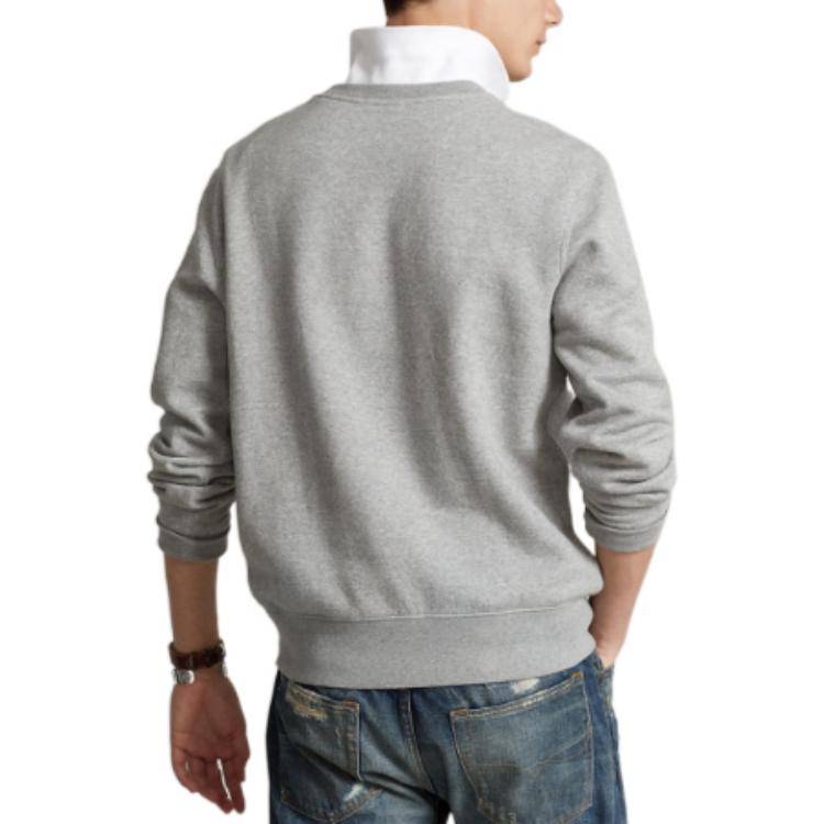 Ralph Lauren FW22 Bear Print Crewneck Sweatshirt - Grey MNPOKNI16822503-020 圖 5