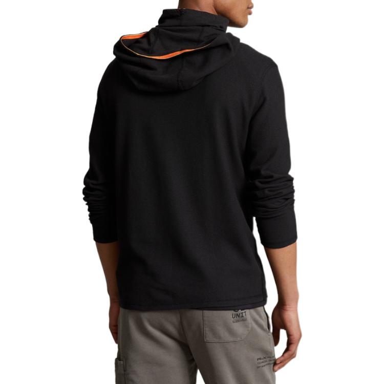 Ralph Lauren FW22 Black Letter Print Hoodie MNRXKNI16820023-001 圖 4