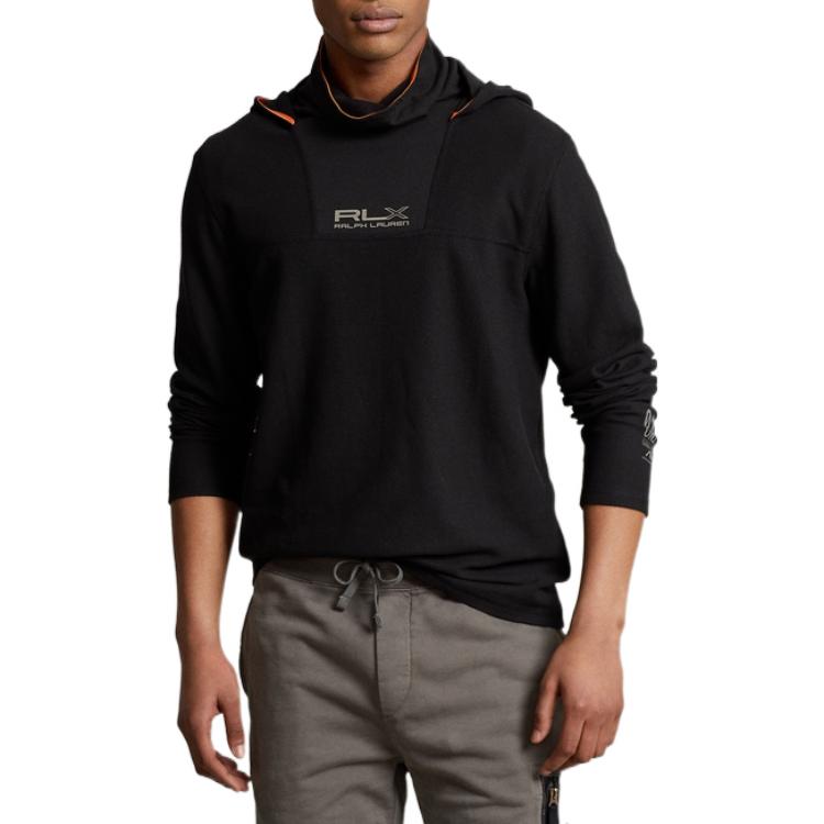 Ralph Lauren FW22 Black Letter Print Hoodie MNRXKNI16820023-001 圖 5