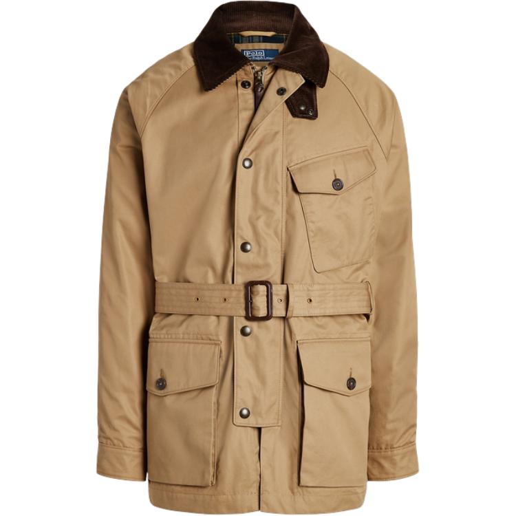 Ralph Lauren FW22 Brown Long Sleeve Jacket with Belt Loop for Men MNPOOTW16020916